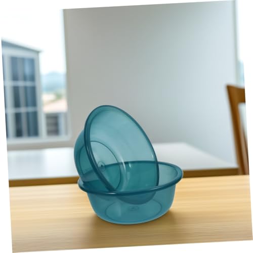 Palangana de plástico grueso SEWACC pack de 2 recipientes grandes resistentes para el hogar 7