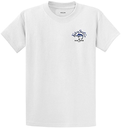Koloa Surf Trolling Blue Marin Logo Heavyweight Tee Reg, Big and Tall