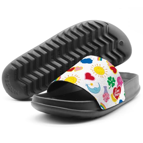 Popfunk Care Bears Belly Symbol Pattern Unisex Adult Slides Sandals Officially Licensed Hypd Slydr Switch™4