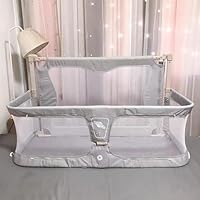 3 in 1 Baby Bedside Crib,for Co Sleeper for Baby in Bed,baby bassinets bedside sleeper, Bed Bassinet for Baby in Bed for Safe Co-Sleeping,Cosleeping Baby Bed for Infant Newborn Girl Boy(Creamy-white)