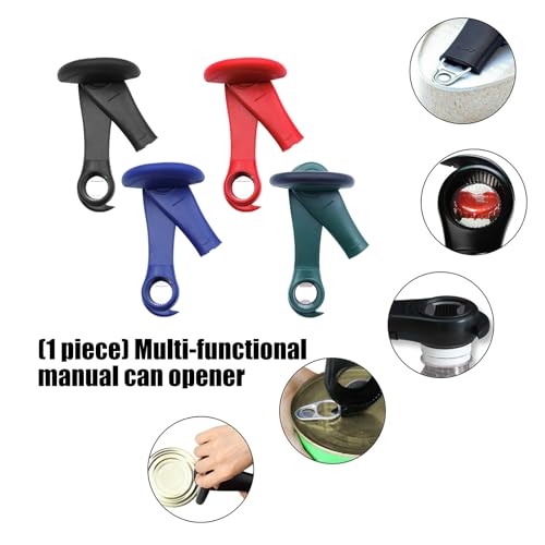 Ouvre-boîte manuel ergonomique pour une ouverture sécurisée des canettes et bocaux