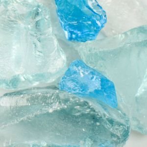 Caribbean Mix Landscape Glass Large 50 Lb Bag