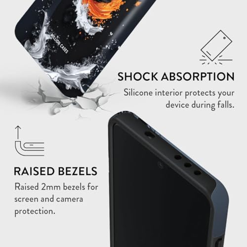 Image of MILLION CASES Back Cover Case for OnePlus 12 Scratch Resistant Anti-Slip Polycarbonate Shockproof Protective Durable Blaze Raider Crystal Case for Men & Boys