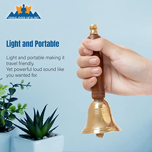 Brass Handbell With Wooden Handle - Perfect For Weddings And Special Occasions #TOP4