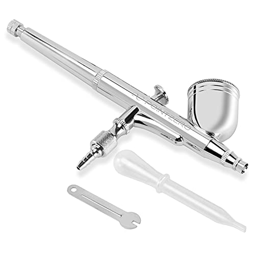 Pointzero Dual-Action 7Cc Gravity-Feed Airbrush Set - .3Mm Nozzle #TOP2