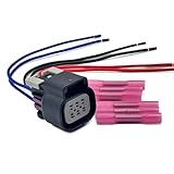 Electronic Throttle Body Connector Pigtail 6-Wire, Compatible with Chevy Silverado/Sierra, Tahoe/Suburban, Camaro/Corvette, GMC Yukon/Acadia, Cadillac CTS/Escalade, Pontiac G8/G6, Trax/Encore