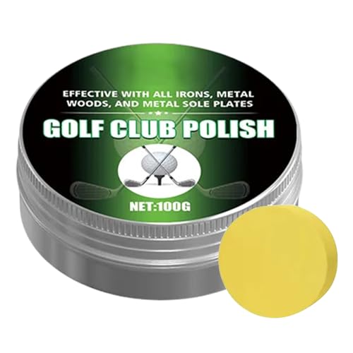 Golf Club Cleaner - 100g Portable Paste With Sponge | Versatile Equipment Care, Golf Club Scratch Remover,for Golfer Outdoor Cou