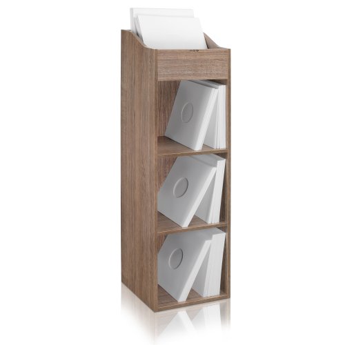 Mobiletto Per Vinili Zomo Vs-Box 100/4 Noce