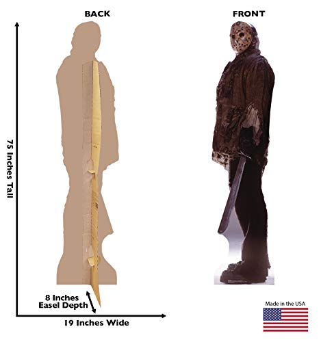 Image of Cardboard People Advanced Graphics Jason Life Size Cardboard Cutout Standup - Friday The 13th