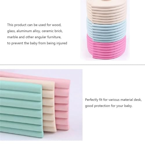 Protector de bordes de espuma, tira de protección de seguridad de 2 metros para esquinas de escritorio y mesa, cojín de seguridad infantil para protección del hogar