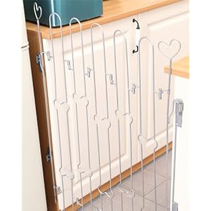 Portable-Foldable-Pet-Gate-for-Front-Doors-Durable-Retractable-Dog-Fence-with-Easy-Setup-for-Puppy-Training-Enhancing-Home-Safety-and-Security-with-Bone-Style-Design-Silver - Cucciolini Doodles   Portable-Foldable-Pet-Gate-for-Front-Doors-Durable-Retractable-Dog-Fence-with-Easy-Setup-for-Puppy-Training-Enhancing-Home-Safety-and-Security-with-Bone-Style-Design-Silver