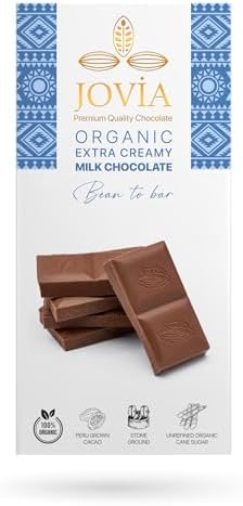 Jovia Premium Quality Chocolate Organik Ekstra Sütlü Çikolata 85 Gr - Görsel 1