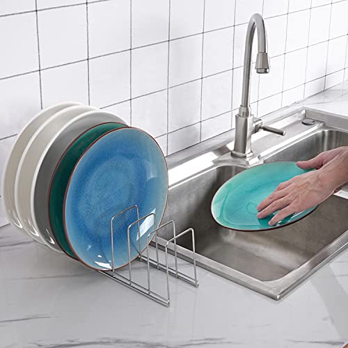 2 Pack Bowl and Plate Storage Rack - Image 3