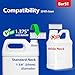 Bar5F Gallon Pump Dispenser Heavy Duty for 1, 2.5, and 5 Gallon Containers Commercial Household Industrial Large Actuator 30cc Output | 38-400 2-Pack