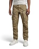Normaler Bund G-STAR RAW Herren Rovic Zip 3D Straight Tapered Pant Pants, Grün (smoke olive D02190-D387-B212), 33W / 32L