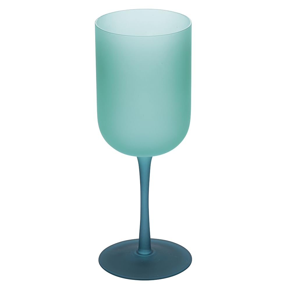 Villa d'Este Home Tivoli Zestaw 6 kieliszków 450 ml ze szkła z efektem frosted, Color Shock