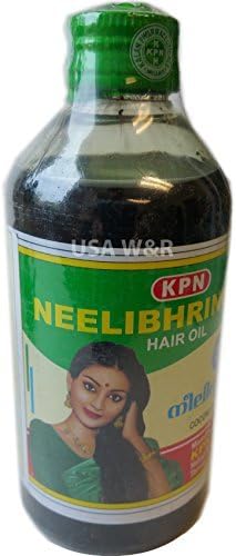 450ml Neelibhringadi Hair Oil Hair Loss uses amla indigo brahmi coconut by KPN