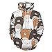 delayer Hoodie Für Erwachsene Niedlicher Kawaii Teddybär Panda Polar Und Grizzly Sweatshirts Hoody Mit Tasche Für Herren Damen
