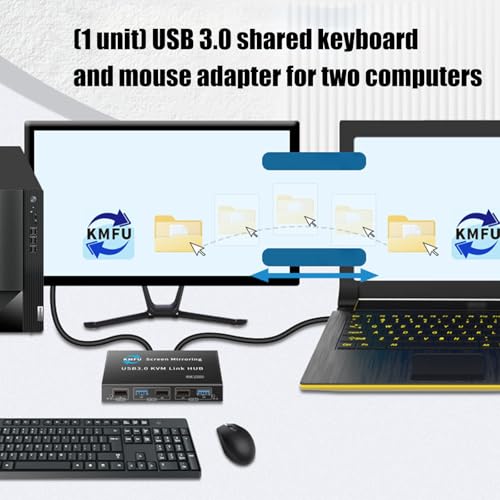 Commutation KVM Plug and Play USB 3.0 pour éliminer le double clavier - 6
