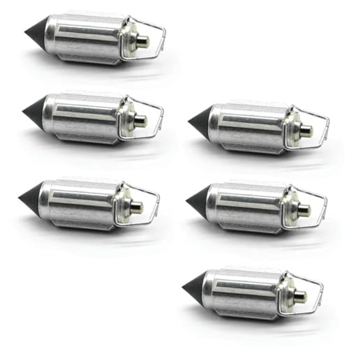 Carburateur flotteur valve aiguille KX250 KDX200 KX125, kit de réparation carb Kawasaki 6 pièces