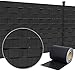 LZQ Bandes brise-vue en PVC extra épaisses, opaques, double fil avec 30 clips de fixation pour clôture de jardin ou balcon, 70 m x 19 cm, Anthracite