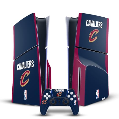 Skin PS5 Slim Cleveland Cavaliers en vinyle haut de gamme édition rétro collector