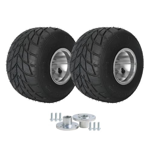 WPHMOTO Rear 11x7.10-5 Racer Go Kart Wheels Tire 11x7.10x5 Tubeless