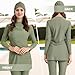 Peosaard Womens Muslim Swimsuits,Burkini Hijab Bathing Suit,Long Sleeve Full Coverage Burkini Swimwear for Women/XL