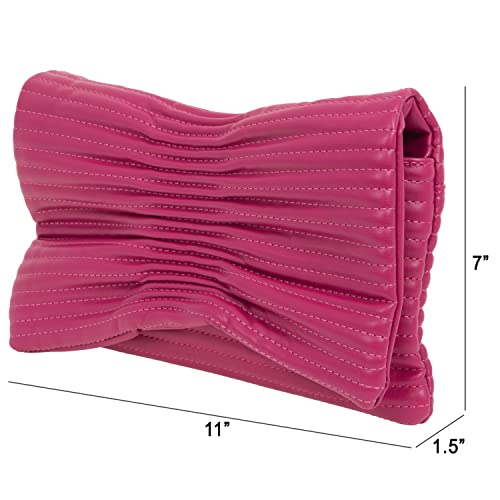 Image of JNB Faux Leather Envelope Clutch Purse