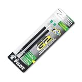 Pilot, G2 Gel Ink Refills, Fine Point 0.7 mm, Green, Pack of 2