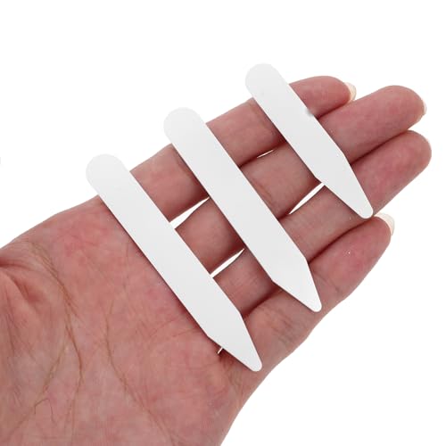 WRITWAA 200Pcs Collar Stays for Men Dress Shirt Collar Inserts, Collar Stays Plastic Garden, Collier Straightner for Ahirts, Plastic Stays for Collars, Thin Collar Stays In 3 Sizes