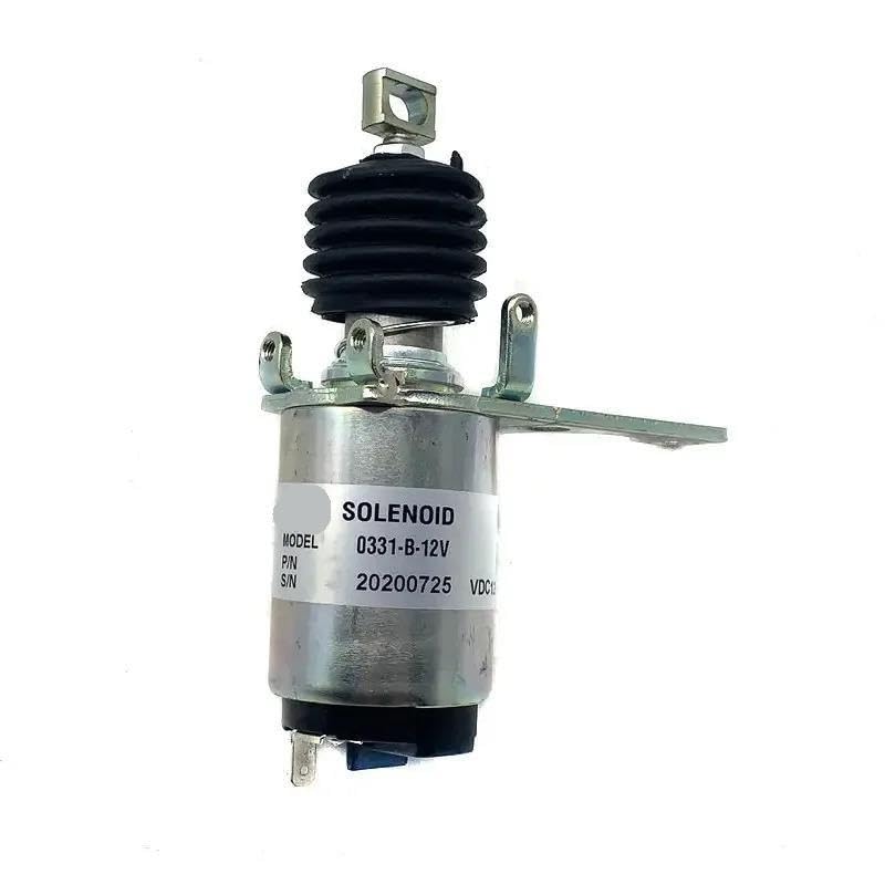 Flameout Switch 4M40 24V Excavator Stop Solenoid Valve