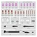 WelderElite 123 Pcs TIG Welding Torch Kit - Alumina Nozzle, Collets, Stubby Gas Lens #12 Heatproof Glass Cup, Consumables for WP-17/18/26