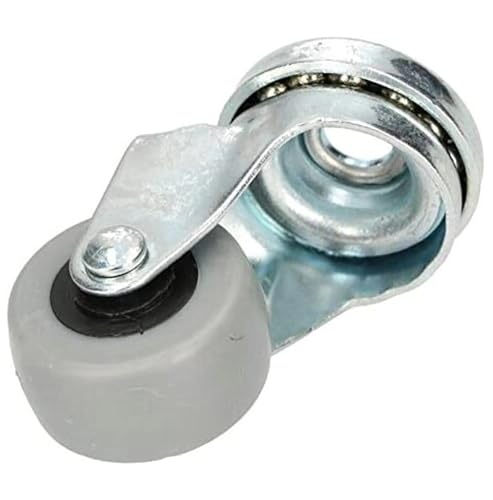 KOTARBAU Möbelrollen Ø 30mm Alle Böden Geeignet Lenkrollen Gummirollen Robust Transportrollen Sofarollen Schieberollen Werkzeugrollen Schwerlastrollen