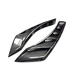 ZOEVUE Front Side Fenders Air Vent Trim Spoiler Canards Compatible for Nissan GTR R35 350Z 370Z Z33 Z34 2008-2017 Car Body Kits Accessories(Carbon Fiber Gloss)