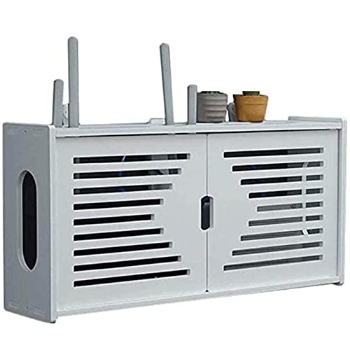 NPQPNAFC Wireless Router & Power Strip Storage Box