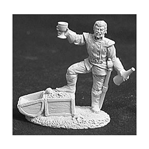 Reaper Miniatures Rudiger Pirate Lord #2508 Dark Heaven Legends Unpainted Metal