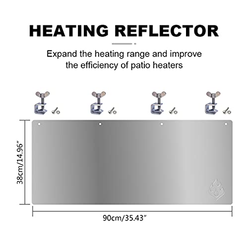 Heizung Reflektor Schild Für Natürliche Propan Outdoor Patio Heizungen Reflektor Wärme Fokussierung Reflektor Für Patio Heater – Bild 4