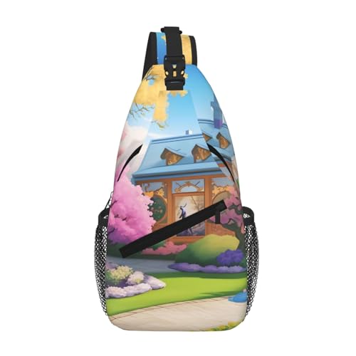 Sac de poitrine licorne pour homme : sacoche diagonale voyage et quotidien