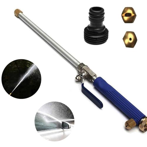Générique - Battre de pulvérisateur extensible - pulvérisateur de lave-glace extensible | Batche à pression haute pression hydro- avec 2 buses | Attachement de tuyaux de jardin en laiton et en acier