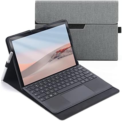 Omnpak Protective Case for Surface Go 3 2021 / Surface Go 2 2020 / Surface Go 2018 with Stylus Holder, Multiple Angle Polyester Slim Lightweight Cover, Compatible with Type Cover Keyboard