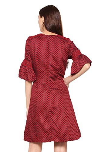 Image of Allen Solly Women's A-Line Knee-Long Dress
