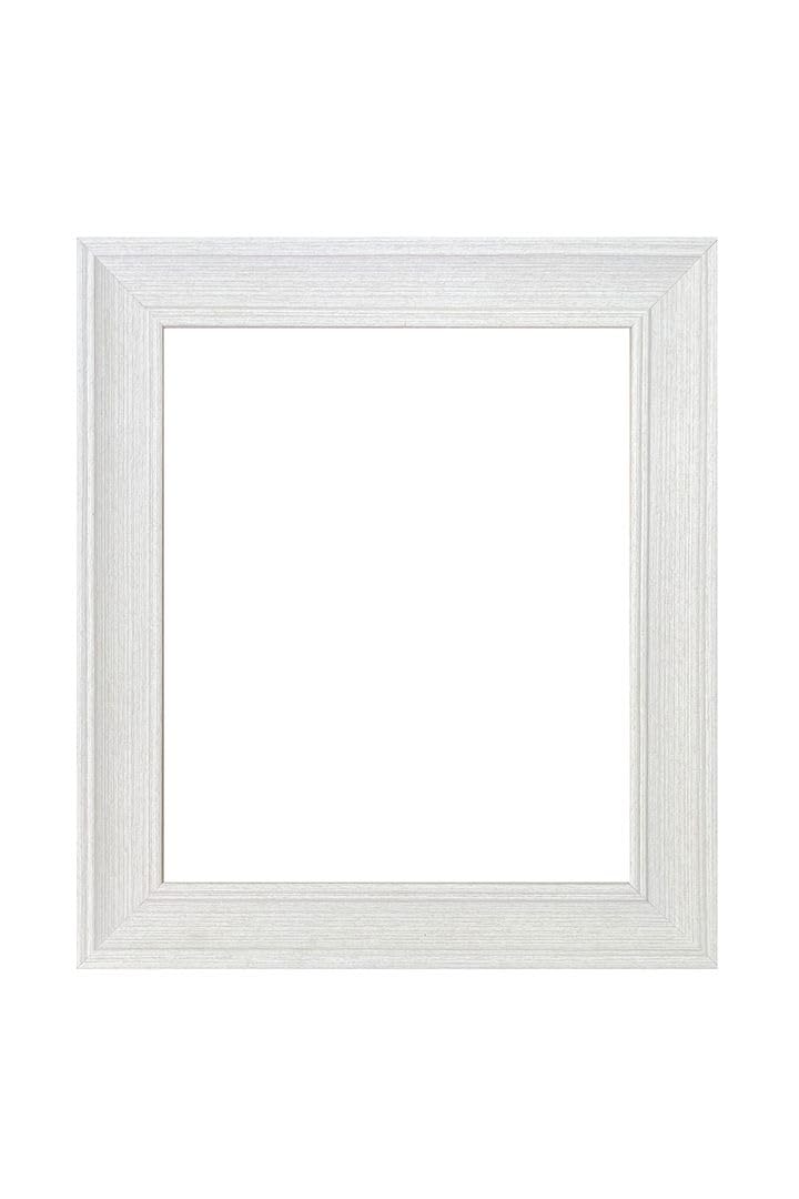 FRAMES BY POST Scandi Picture Photo Frame White Limed A2 Plastic Glass