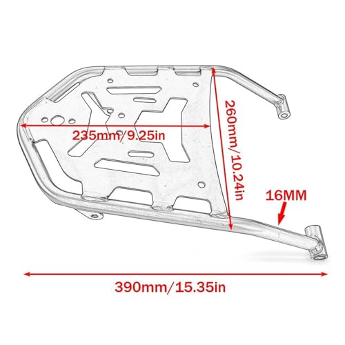 Portaequipajes trasero para motocicleta CRF 250 soporte maleta superior rally 2017 2