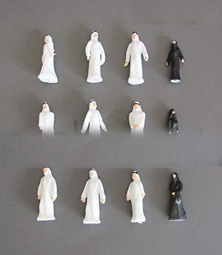 ARCHIFREUNDE 12 figuras de hombre árabe para modelismo 1:100 modelo de ferrocarril carril TT