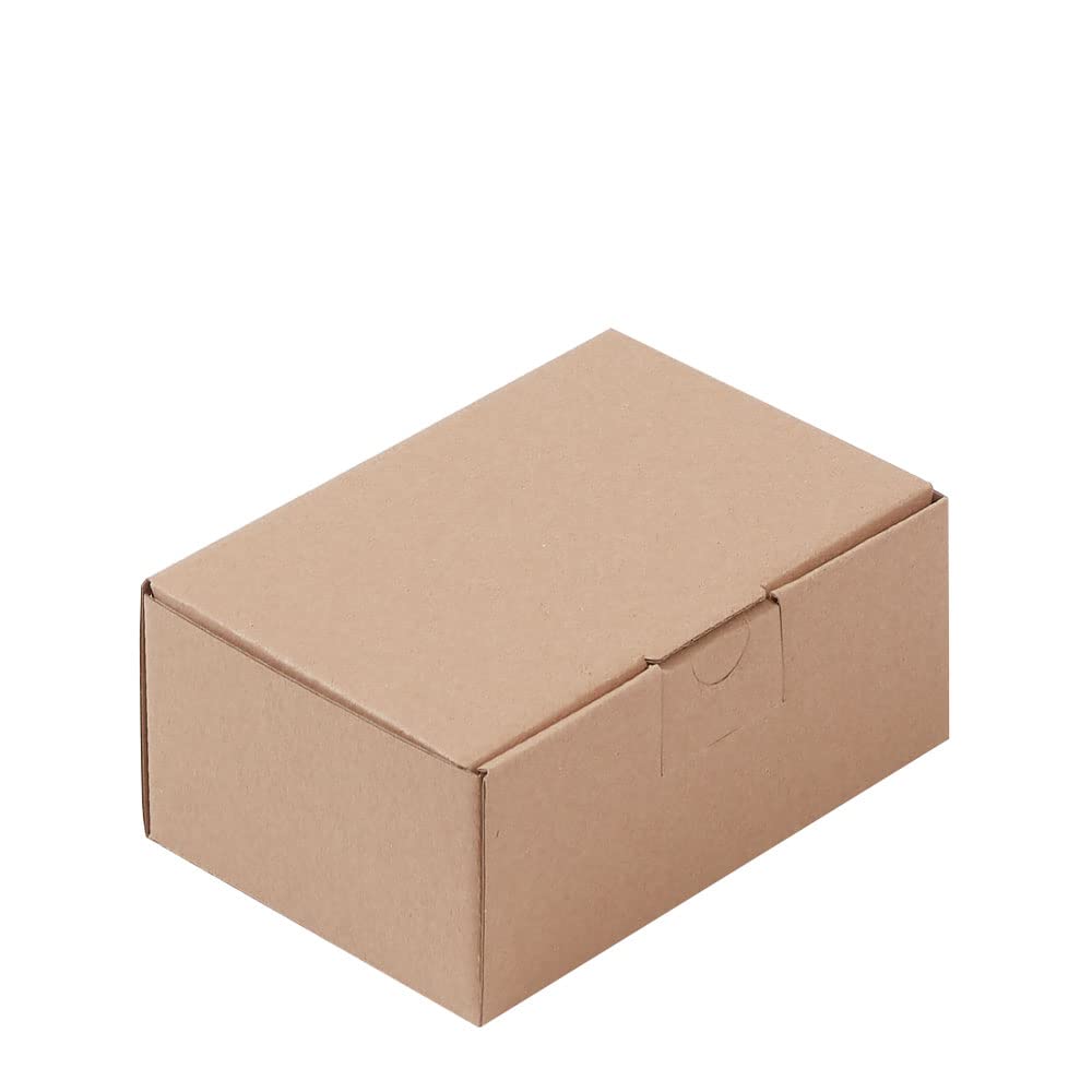 FEFCO 0427 Lot de 600 Cartons Pliables à Cannelure Simple Marron 160 x 114 x 60 mm, Carton Emballage Colis
