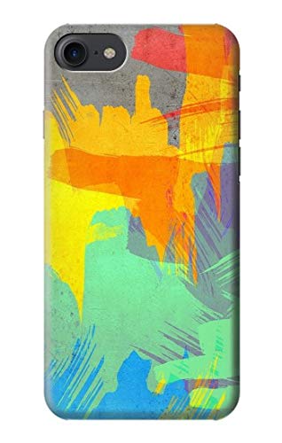 Coque Apple iPhone 7 8 SE Brush Stroke Finition Premium | Housse Ajustement Parfait