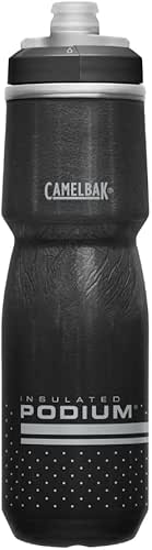 CamelBak Podium Chill Bike Insulated Squeeze Water Bottle Black, 24oz
