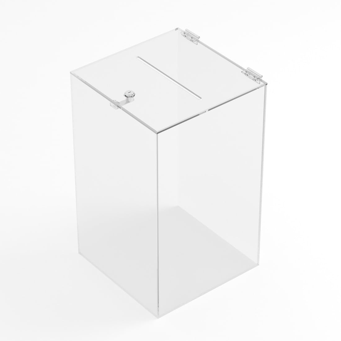 Urna da banco in plexiglass trasparente