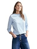 Cecil Shirt mit 3 oder 4 Arm, U-Boot Ausschnitt und softer Jersey-Qualität mit Streifen sowie Melange-Optik